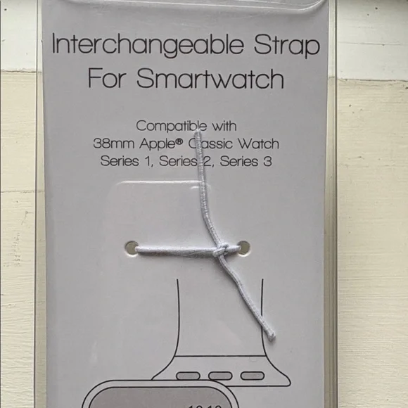 Floral Appliqué Pink Watch Strap - fits Apple Watch 38mm Series 1, 2, 3 - Picture 10 of 13